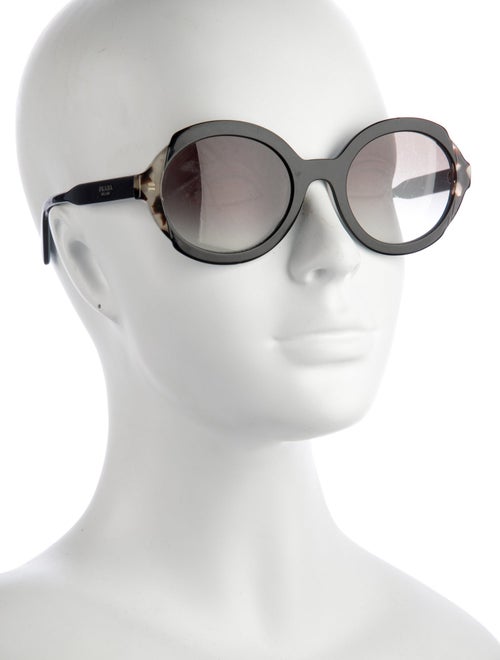 Prada Round Gradient Sunglasses