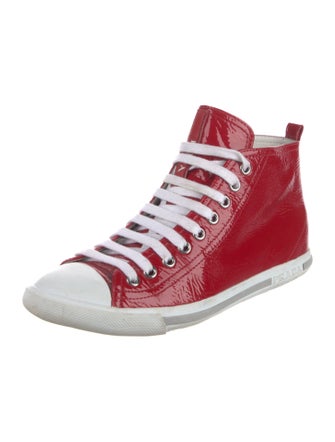 Prada Patent Leather Sneakers