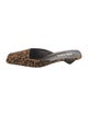 Prada Ponyhair Animal Print Mules