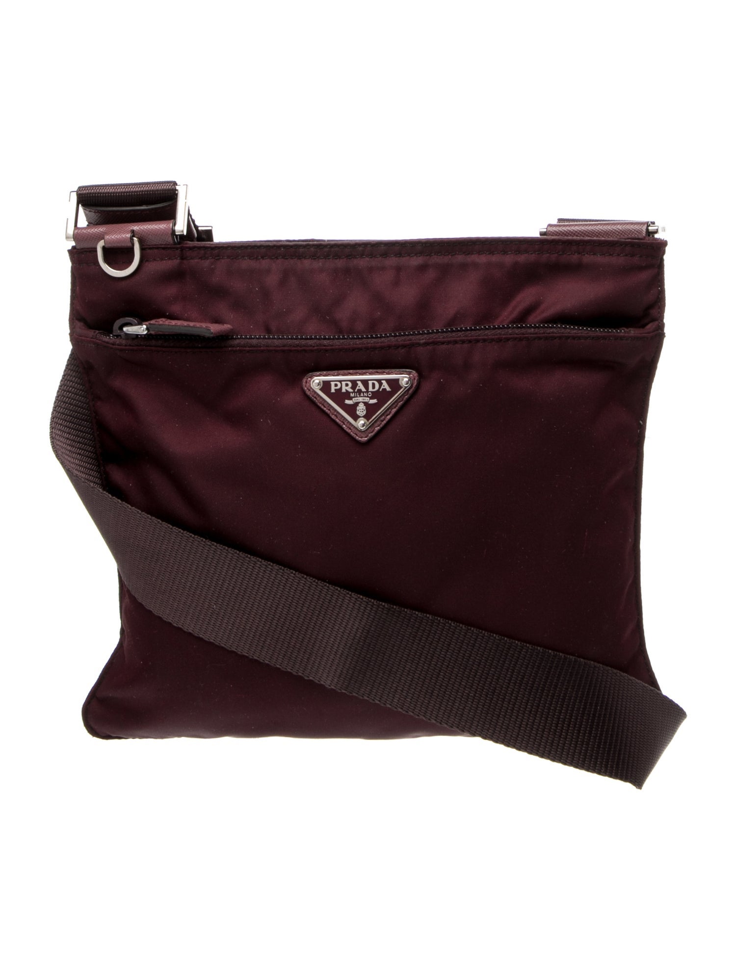 Prada Vela Nylon Messenger Bag