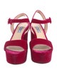 Prada Velvet Sandals