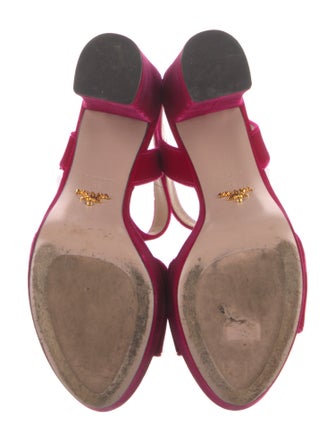 Prada Velvet Sandals