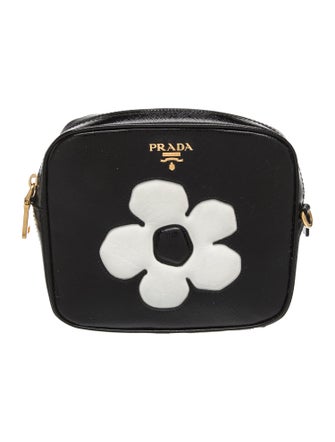 Prada Saffiano Vernice Leather Crossbody Bag