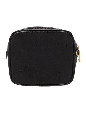 Prada Saffiano Vernice Leather Crossbody Bag