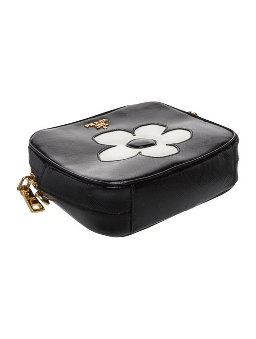 Prada Saffiano Vernice Leather Crossbody Bag