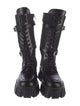 Prada Leather Combat Boots