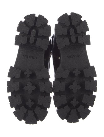 Prada Leather Combat Boots