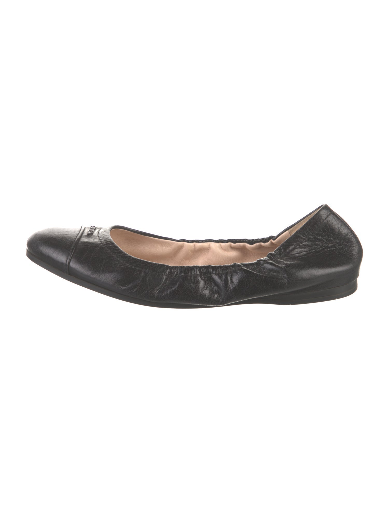 Prada Leather Ballet Flats