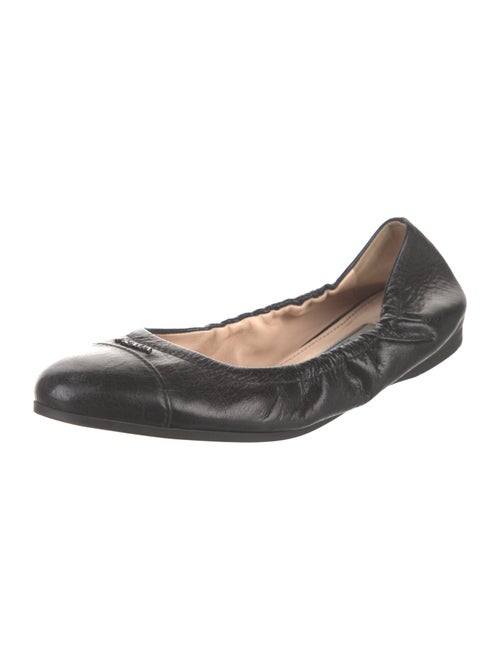 Prada Leather Ballet Flats