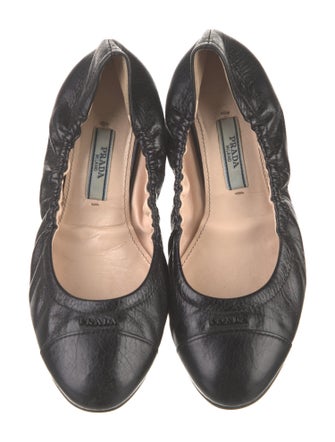 Prada Leather Ballet Flats