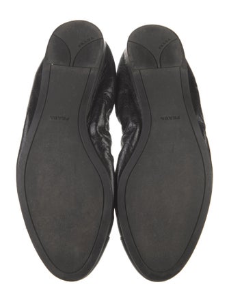 Prada Leather Ballet Flats