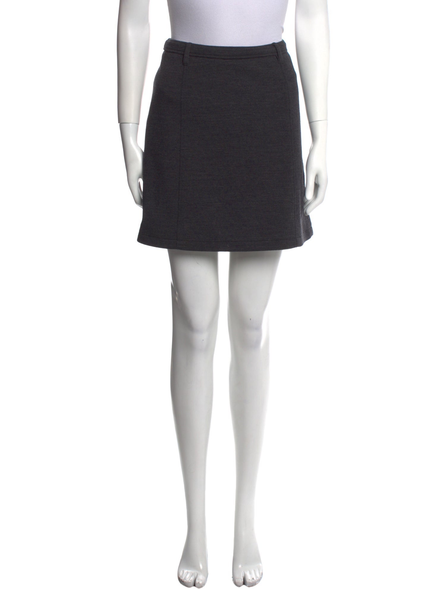 Prada Wool Mini Skirt