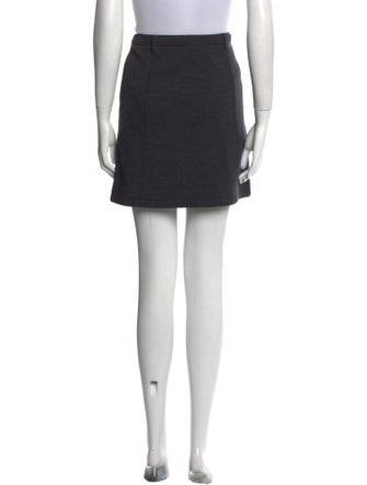 Prada Wool Mini Skirt