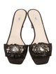Prada Crystal Embellishments Slides