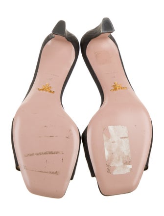 Prada Crystal Embellishments Slides