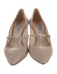 Prada Leather T-Strap Pumps