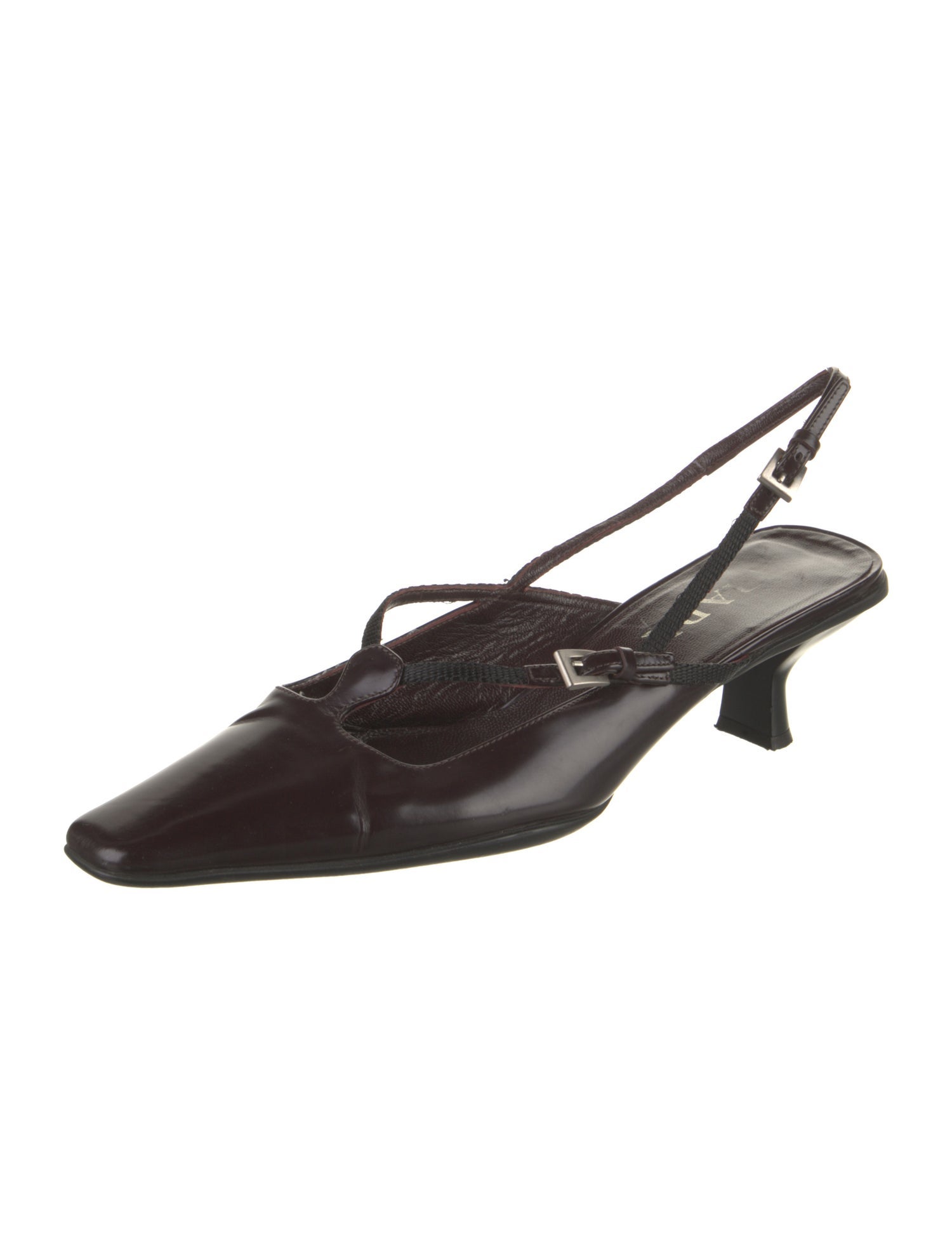 Prada Leather Slingback Pumps
