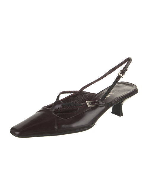 Prada Leather Slingback Pumps