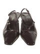 Prada Leather Slingback Pumps