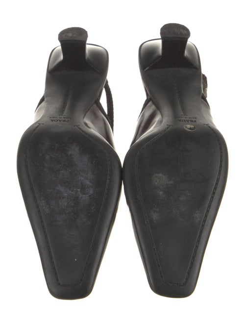 Prada Leather Slingback Pumps