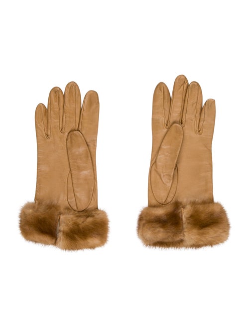Prada Leather Winter Gloves