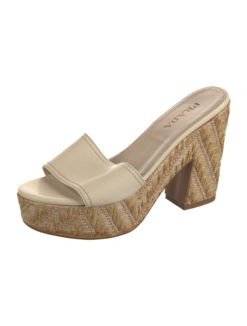 Prada Leather Slides