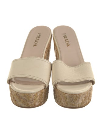 Prada Leather Slides