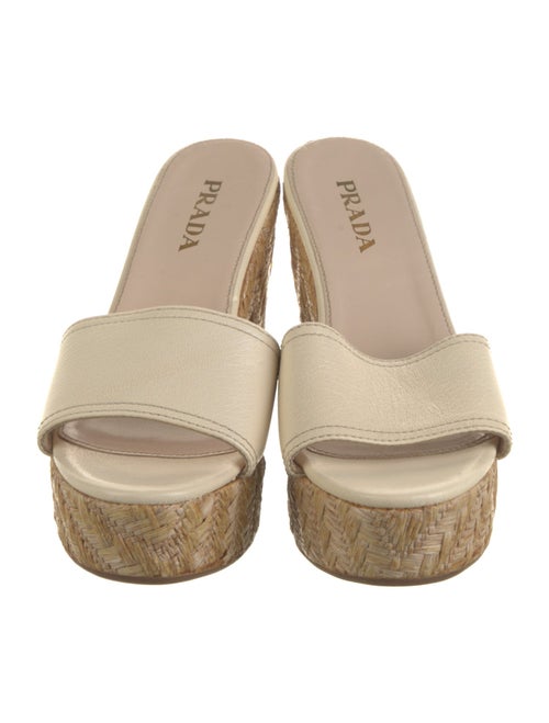 Prada Leather Slides