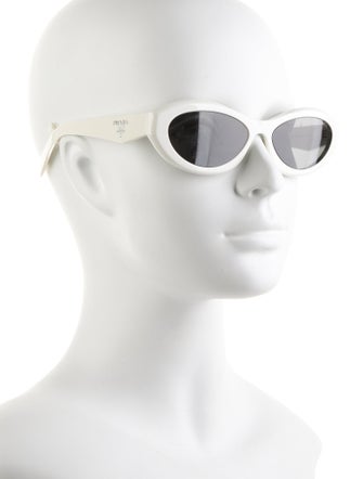 Prada Cat-Eye Tinted Sunglasses
