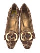Prada Ponyhair Animal Print Pumps