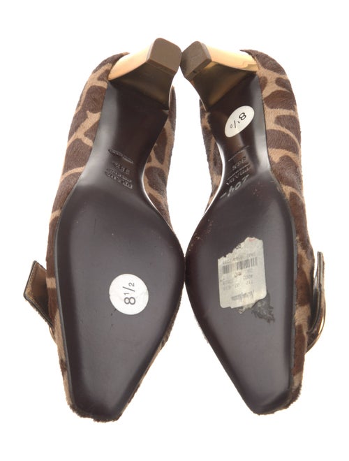 Prada Ponyhair Animal Print Pumps