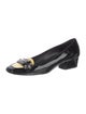 Prada Patent Leather Studded Accents Pumps