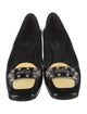Prada Patent Leather Studded Accents Pumps