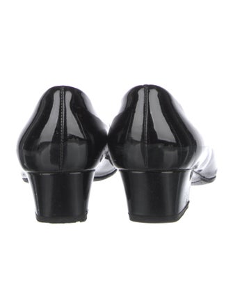 Prada Patent Leather Studded Accents Pumps