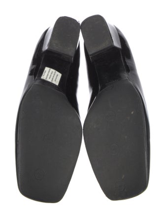 Prada Patent Leather Studded Accents Pumps