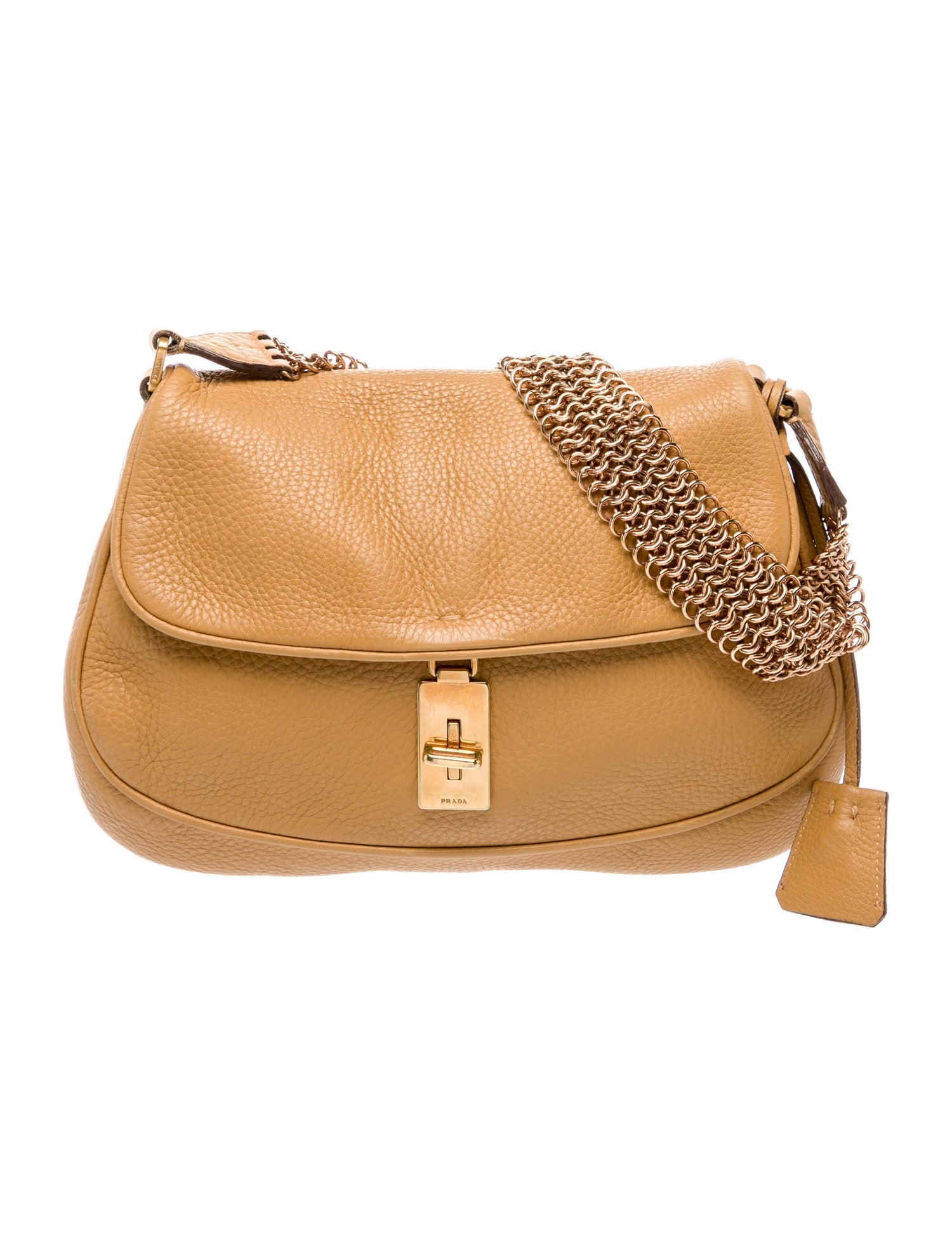 Prada Vitello Daino Leather Shoulder Bag