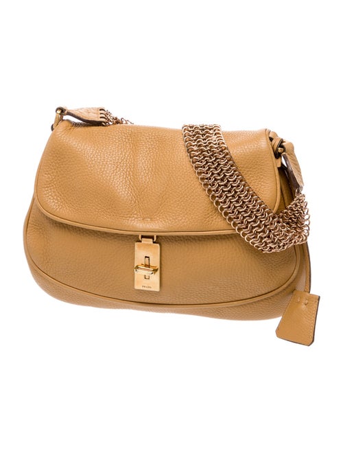 Prada Vitello Daino Leather Shoulder Bag