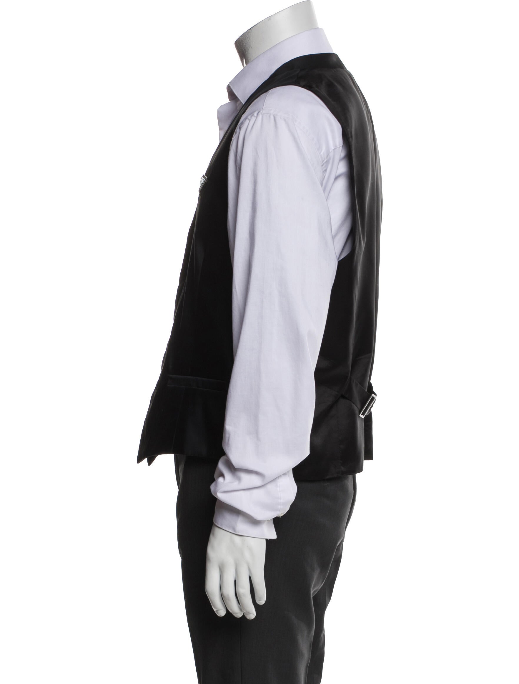 Prada 2021 Enameled Metal Triangle Suit Vest