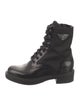 Prada Leather Combat Boots