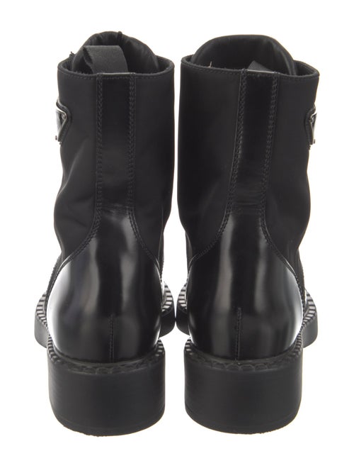 Prada Leather Combat Boots