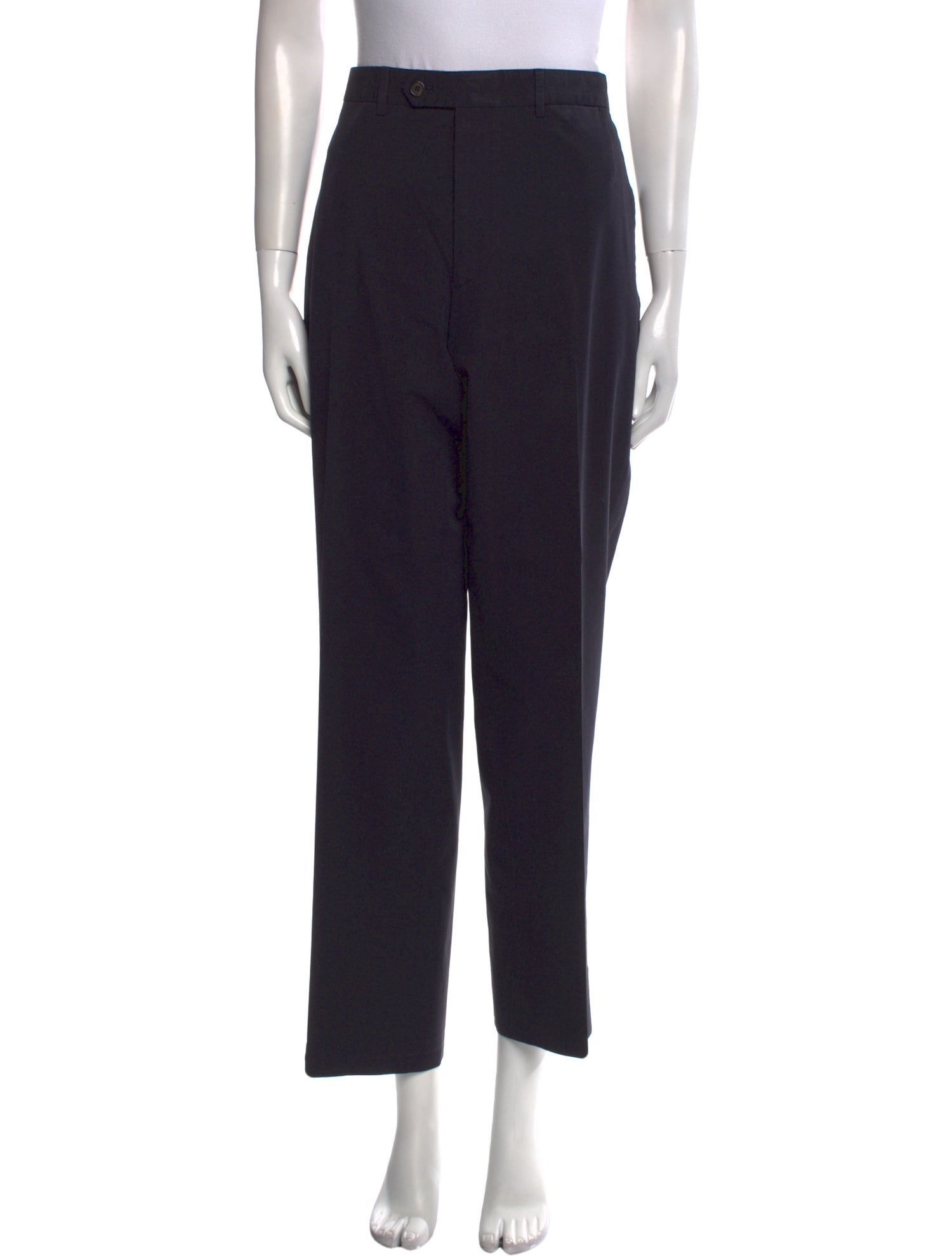 Prada Virgin Wool Straight Leg Pants