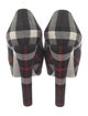 Prada Plaid Print Pumps