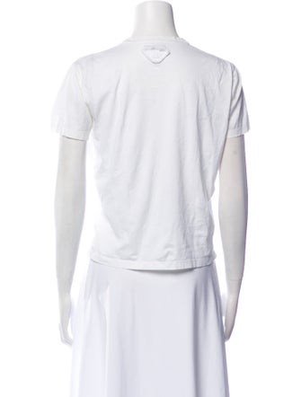 Prada Crew Neck Short Sleeve T-Shirt