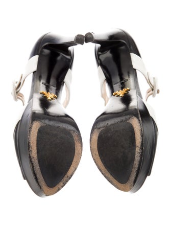 Prada Leather D'Orsay Pumps