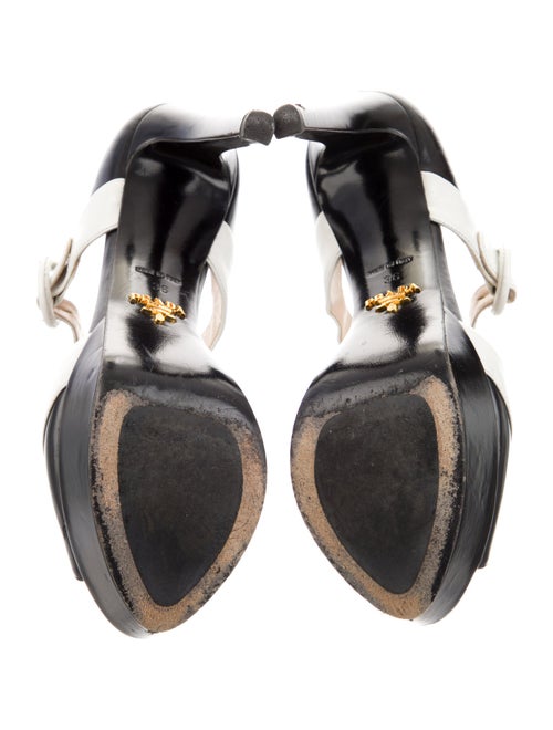 Prada Leather D'Orsay Pumps