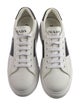 Prada Leather Colorblock Pattern Sneakers