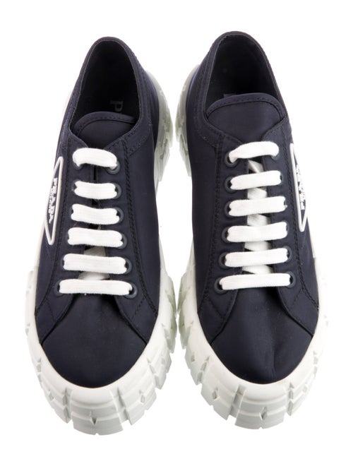 Prada Nylon Graphic Print Sneakers