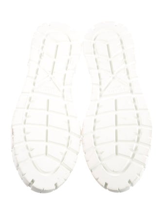 Prada Nylon Graphic Print Sneakers