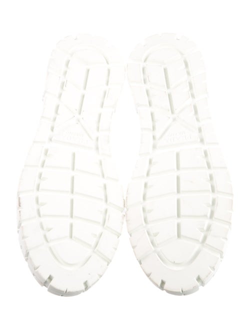 Prada Nylon Graphic Print Sneakers
