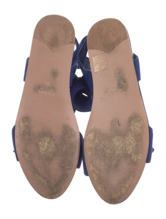 Prada Suede T-Strap Sandals